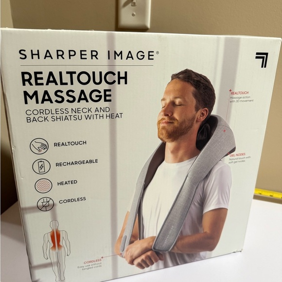 Sharper Image Other - Sharper image real touch heated rechargeable cordless massager